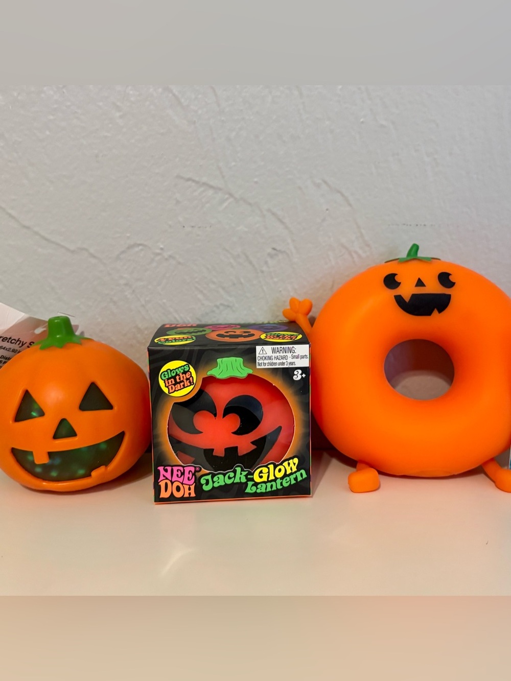 Halloween Squishy Toy Pumpkin Set - NeeDoh & CVS Joyward Squisher + Squish Pal